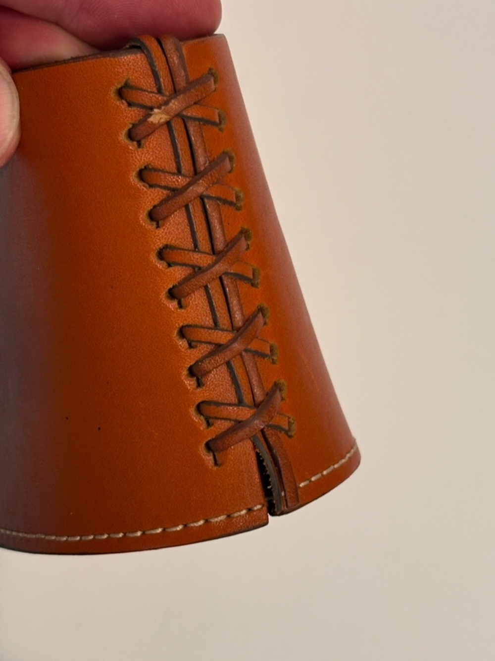 L.L.Bean Chestnut Brown Leather Belt Holster - Picture 7 of 8